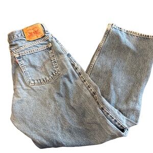 Levi's 577 sz 12m women’s Classic Blue Flare cotton Jeans measurements in pics